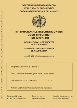1.000 Internationale Impfausweise