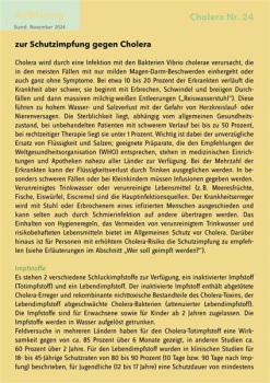 20 Aufklärungsbogen Cholera Nr. 24