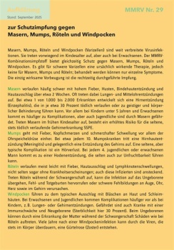 20 Aufklärungsbogen MMRV Nr. 29