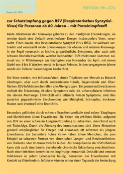 20 Aufklärungsbogen RSV 60+ Nr. 37a
