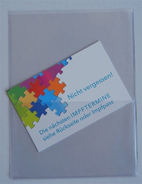 SONDERPREIS: 100 Impfpasshüllen