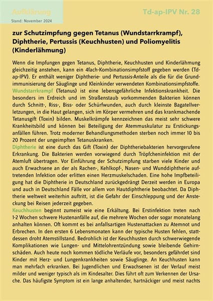 20 Aufklärungsbogen Td-ap-IPV Nr. 28