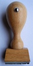 Impfbuchstempel Holz